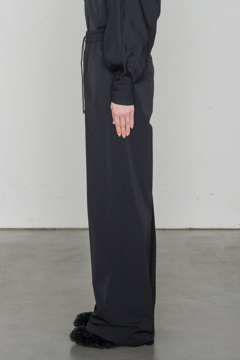 TASLAN WIDE LEG PANTS