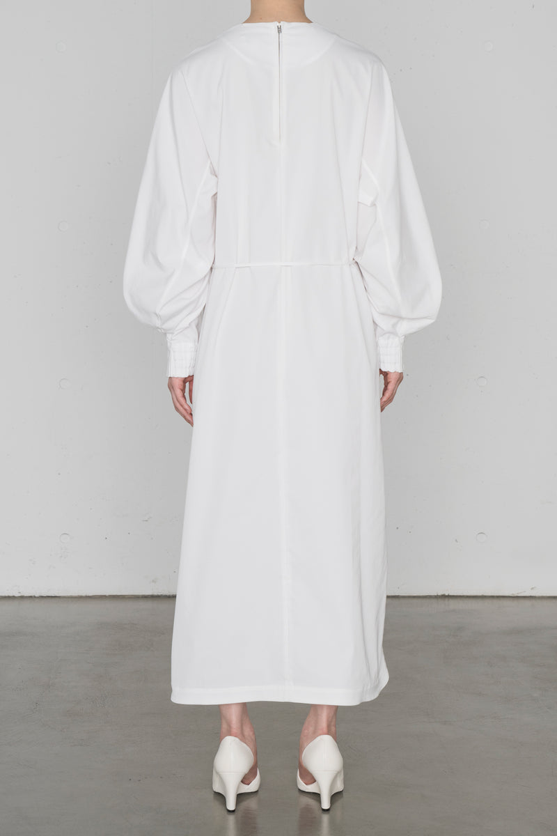 TASLAN TWILL DRESS – HYKE ONLINE STORE