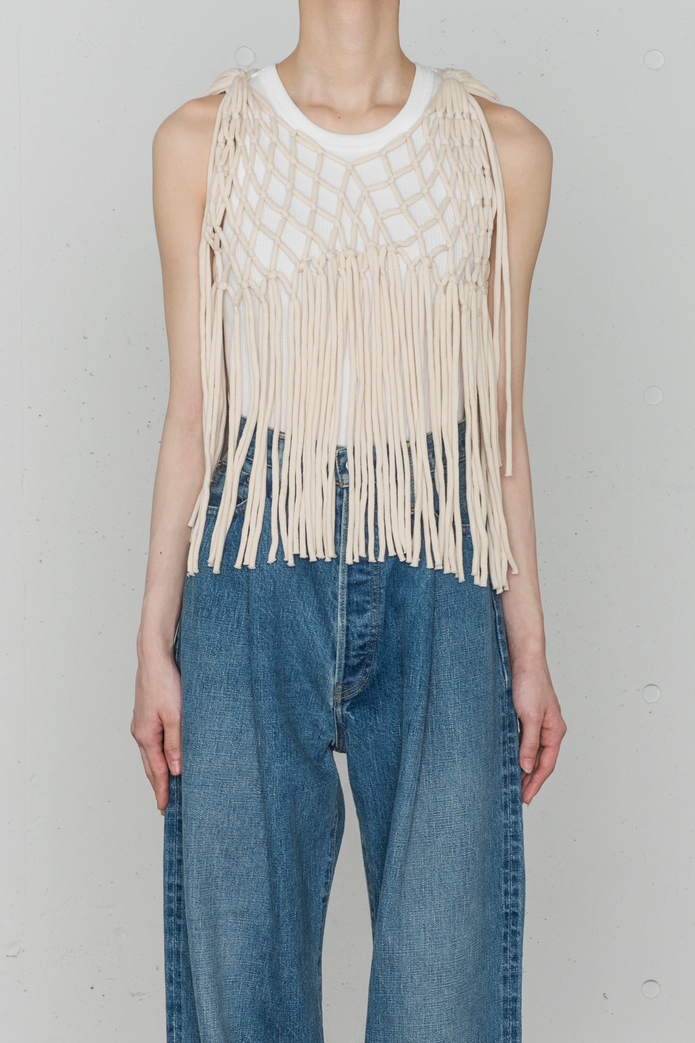 ROPE NET CROPPED TOP