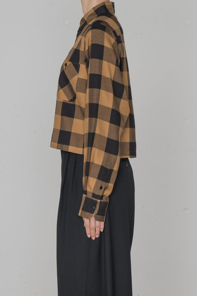 RAYON PLAID SHIRT – HYKE ONLINE STORE