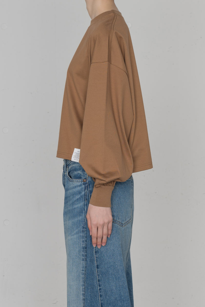 CROPPED LONG-SLV TEE / BIG FIT (6.5OZ) – HYKE ONLINE STORE