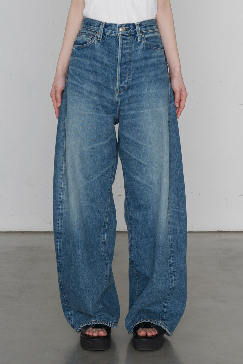 HYKE、s DENIM BARREL LEG JEANS – HYKE ONLINE STORE
