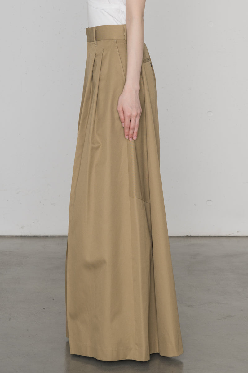 SUPER WIDE LEG PANTS – HYKE ONLINE STORE