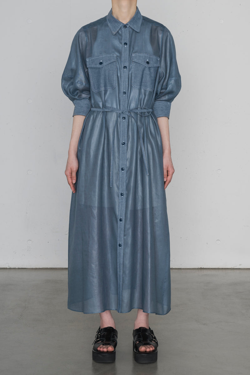 HYKE CHAMBRAY DRESS サイズ１　未使用品 HYKE | NEWS | ARTWORK