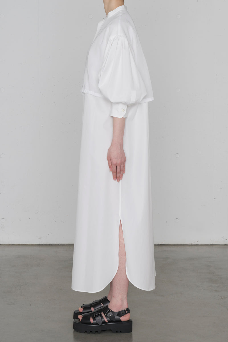 HYKE(ハイク)】 COTTON BALLOON SLEEVE DRESS｜PARIGOT ONLINE