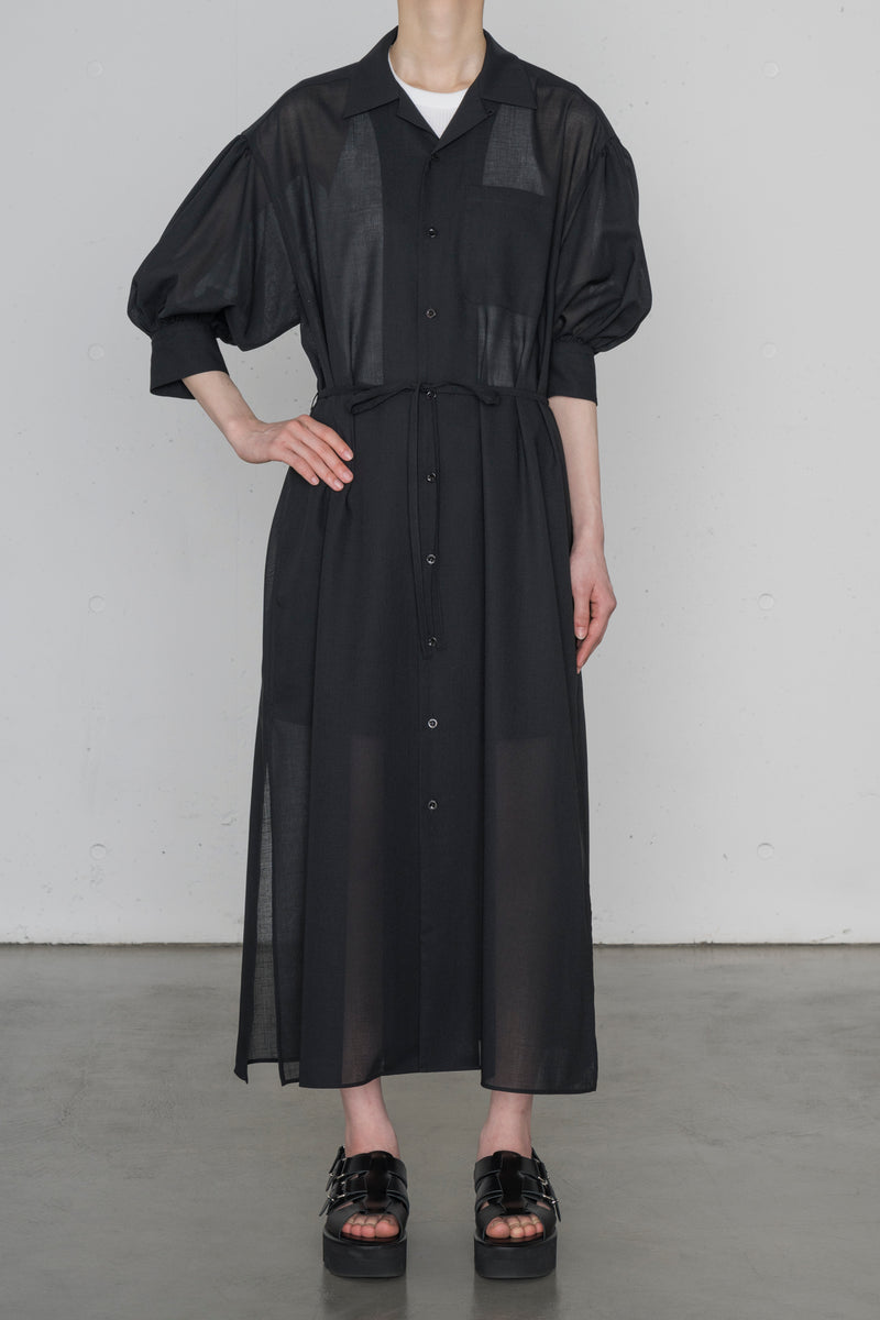 ゆゆゆCLANE VOLUME GATHER BALLOON SLEEVE T/W VOIL BALLOON SLEEVE DRESS – HYKE ONLINE STORE