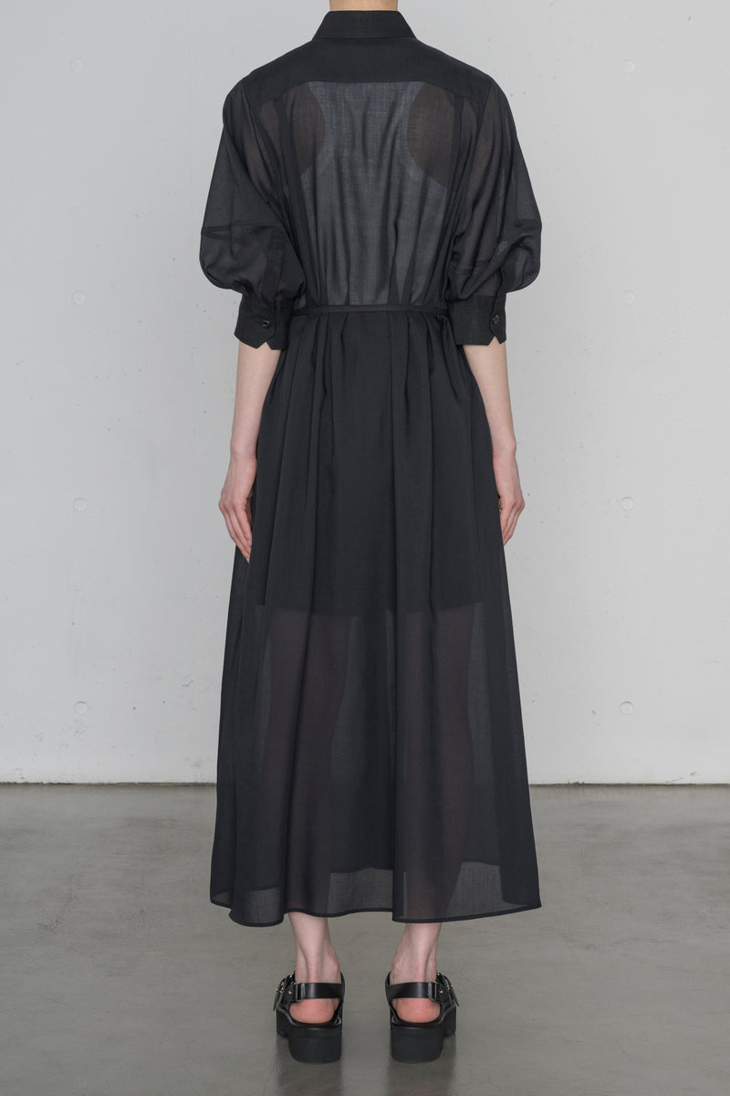 HYKE TASLAN TWILL DRESS サイズ1 BLACK HYKE/ TASLAN TWILL DRESS Black Size: M | eBay