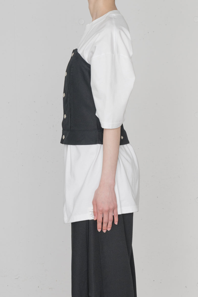 OXFORD STRAPLESS TOP – HYKE ONLINE STORE