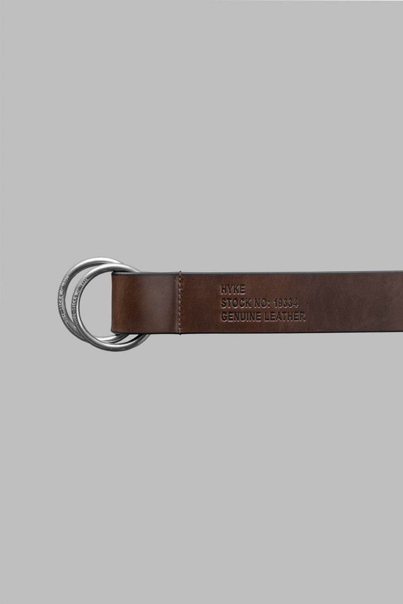 LEATHER RING BELT – HYKE ONLINE STORE