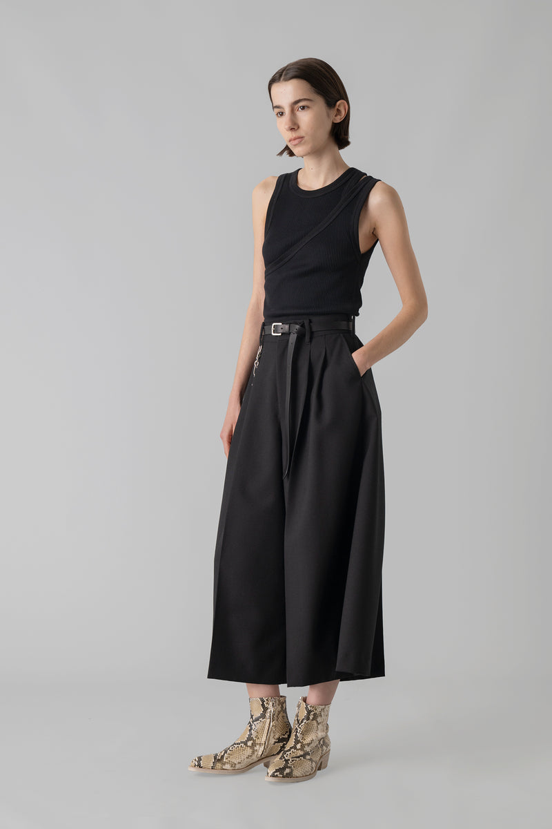 DOUBLE SHOULDER TANK TOP – HYKE ONLINE STORE