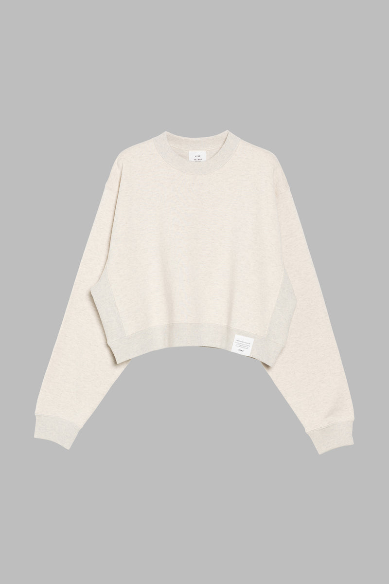 CROPPED SWEAT SHIRT – HYKE ONLINE STORE