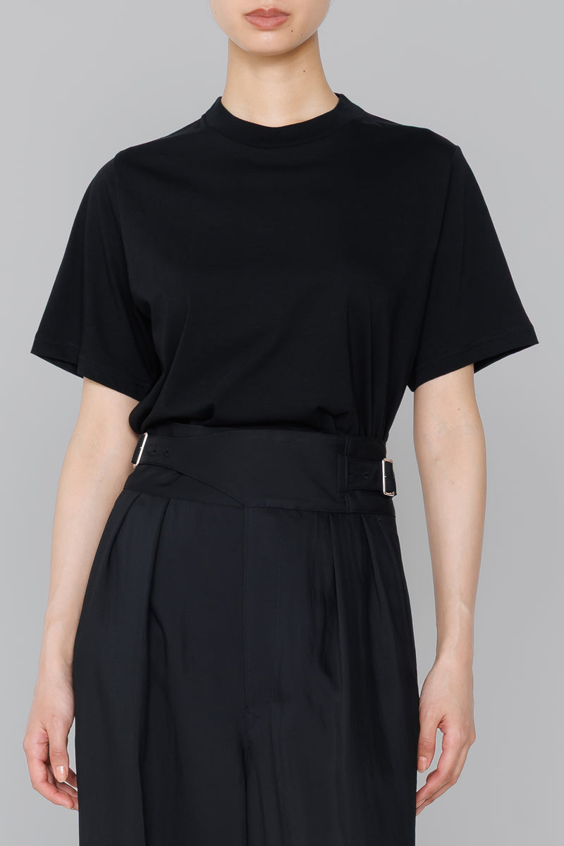 SHEER SHORT-SLV TEE – HYKE ONLINE STORE