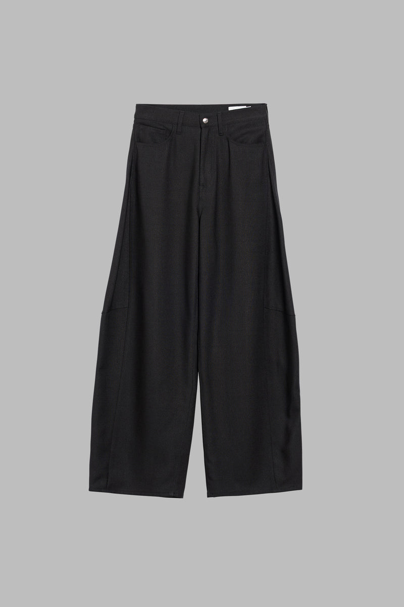 【HYKE】OXFORD BARREL LEG JEANS サイズ1 OXFORD BARREL-LEG JEANS – HYKE ONLINE STORE
