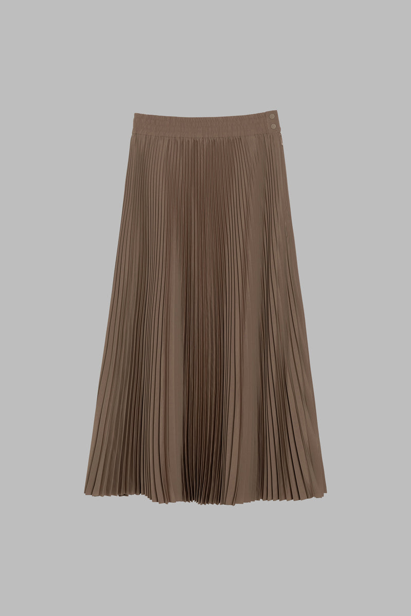 TAFFETA PLEATED SKIRT – HYKE ONLINE STORE
