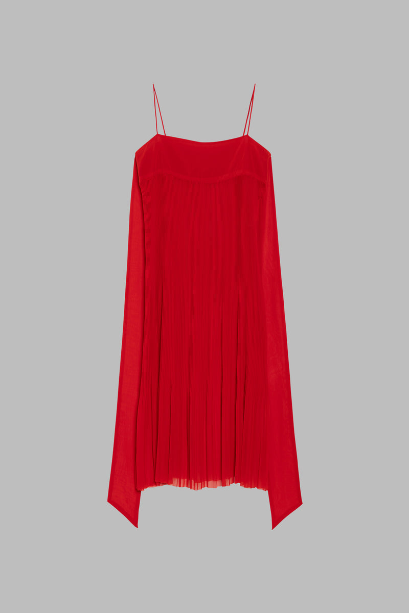 PLEATED SLIP DRESS – HYKE ONLINE STORE