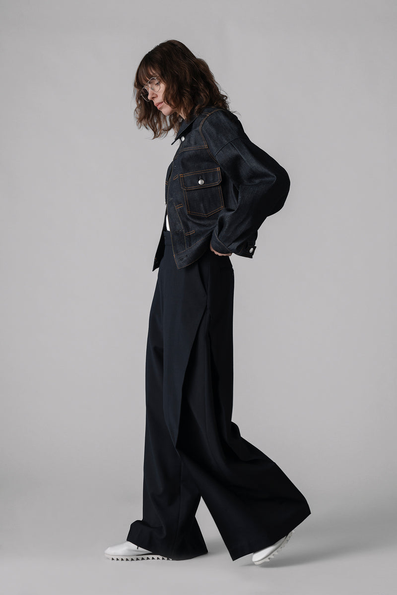 BALLOON SLEEVE DENIM JACKET TYPE 2 / REGULAR FIT – HYKE ONLINE STORE