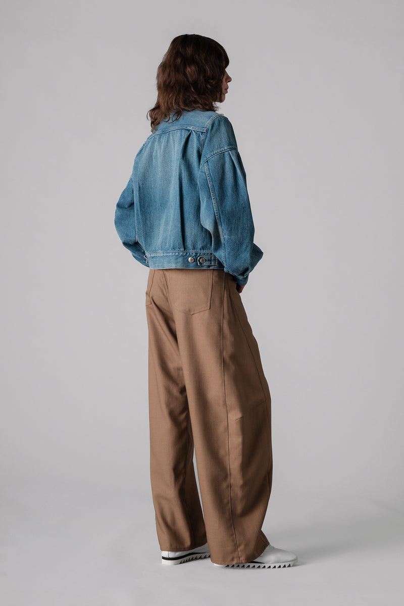 BALLOON SLEEVE DENIM JACKET TYPE 2 / REGULAR FIT – HYKE ONLINE STORE