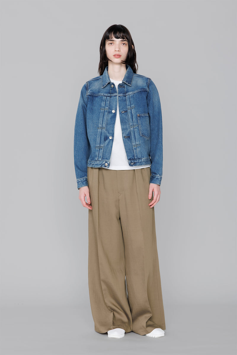 DENIM JACKET TYPE 1 / REGULAR FIT – HYKE ONLINE STORE DENIM JACKET TYPE 1 / REGULAR FIT – HYKE ONLINE STORE
