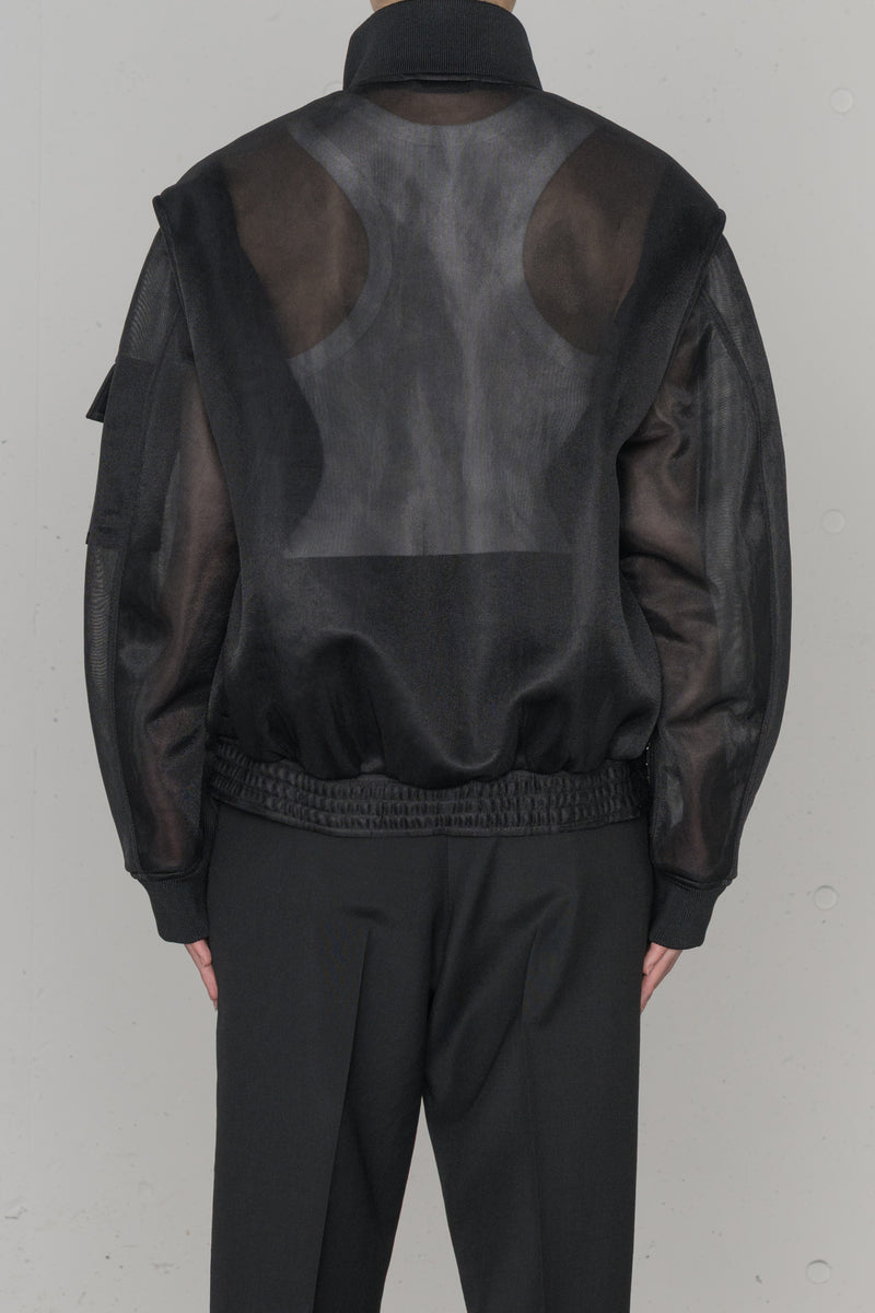 SHEER WEP JACKET – HYKE ONLINE STORE
