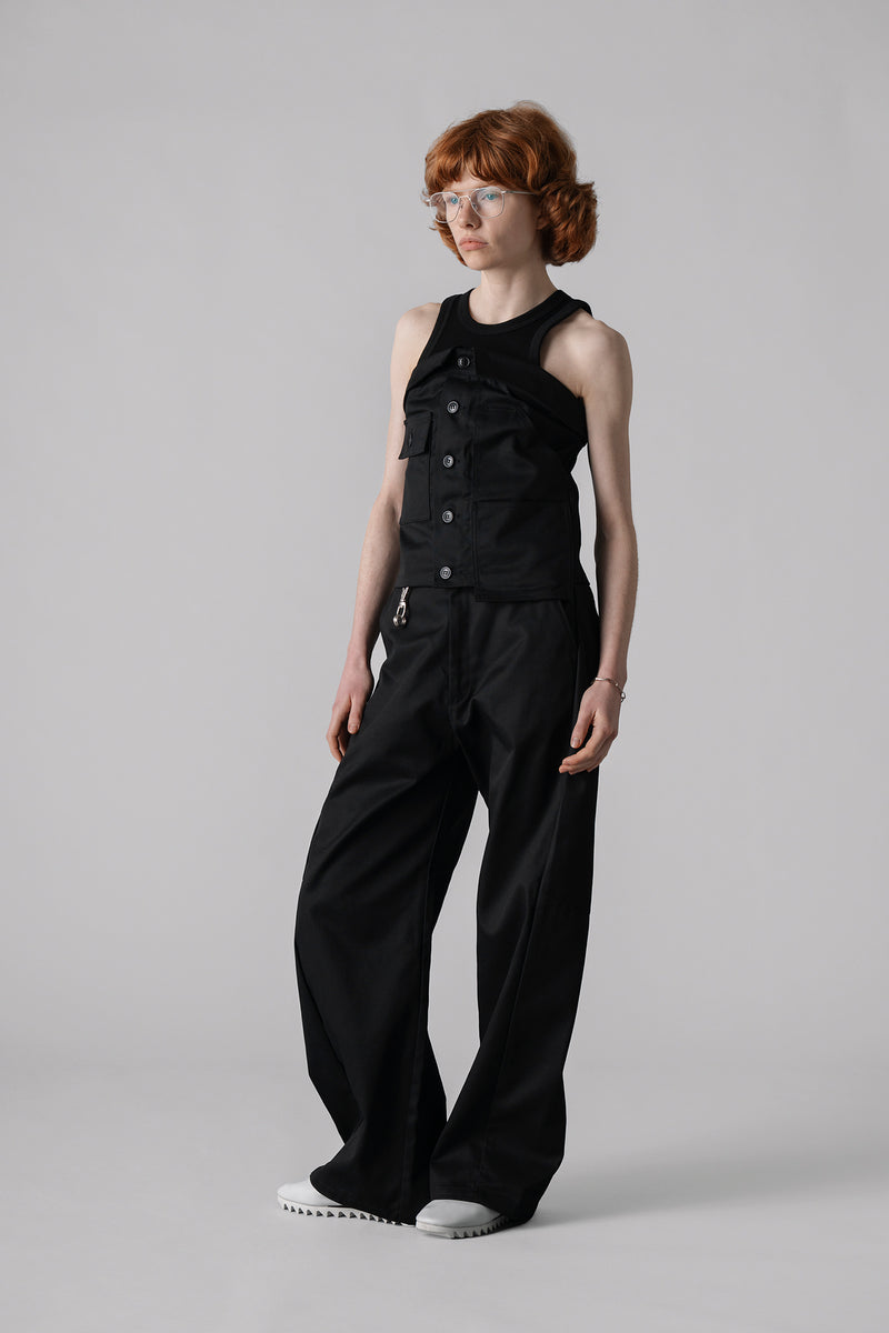 完売26SSHYKE T/C WORK STRAPLESS TOP 17577 T/C WORK STRAPLESS TOP – HYKE ONLINE STORE