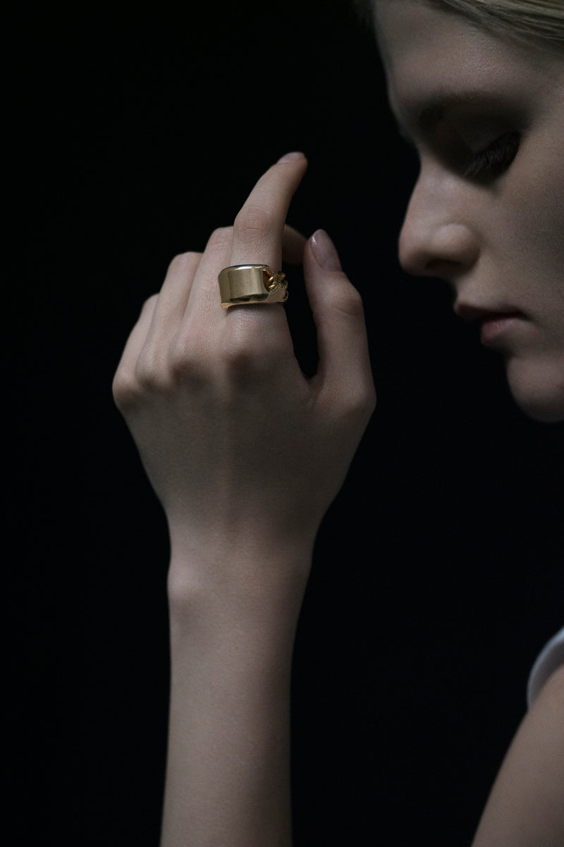 ID CHAIN RING END CUSTOM JEWELLERS × HYKE – HYKE ONLINE STORE