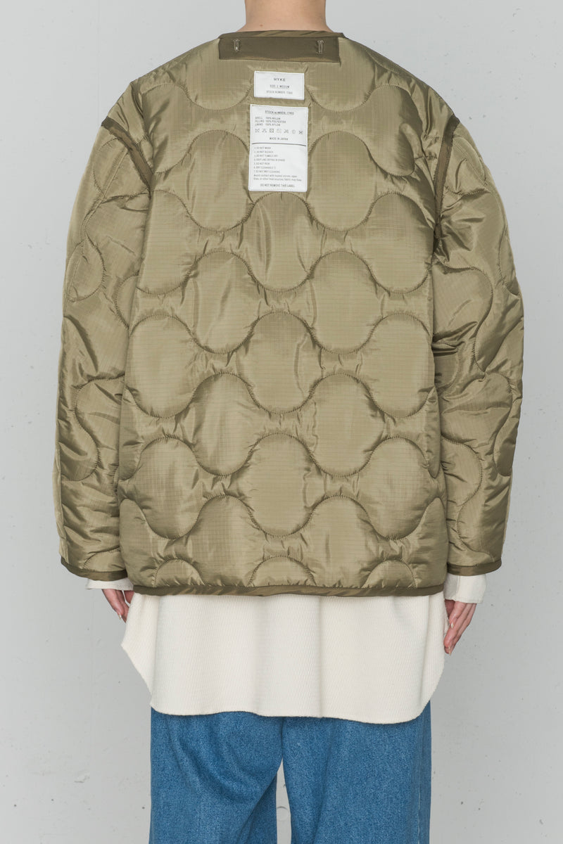 QUILTED LINER JACKET – HYKE ONLINE STORE