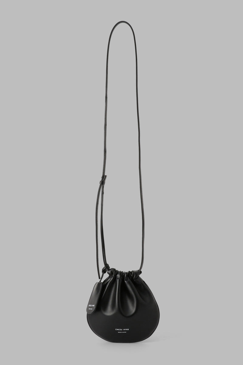 LEATHER DRAWSTRING BAGCHACOLI HYKE HYKE ONLINE STORE