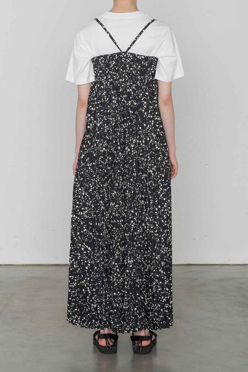 HYKE 23ss Pebble printed maxi dress | irai.co.id