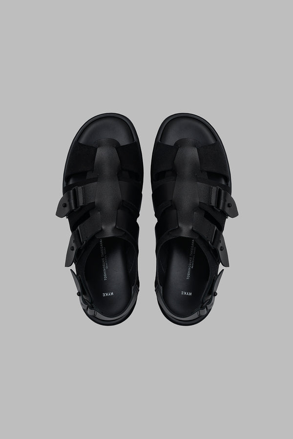 SUEDE GURKHA SANDALS<br>BEAUTIFUL SHOES × HYKE