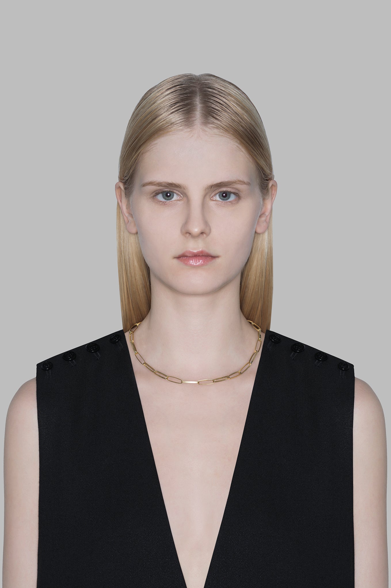 HALF ROUND CHAIN NECKLACE<br>END CUSTOM JEWELLERS × HYKE