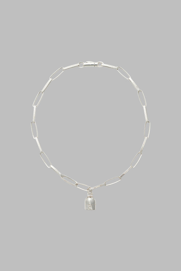GOOD LUCK BELL HALF ROUND CHAIN NECKLACE<br>END CUSTOM JEWELLERS × HYKE