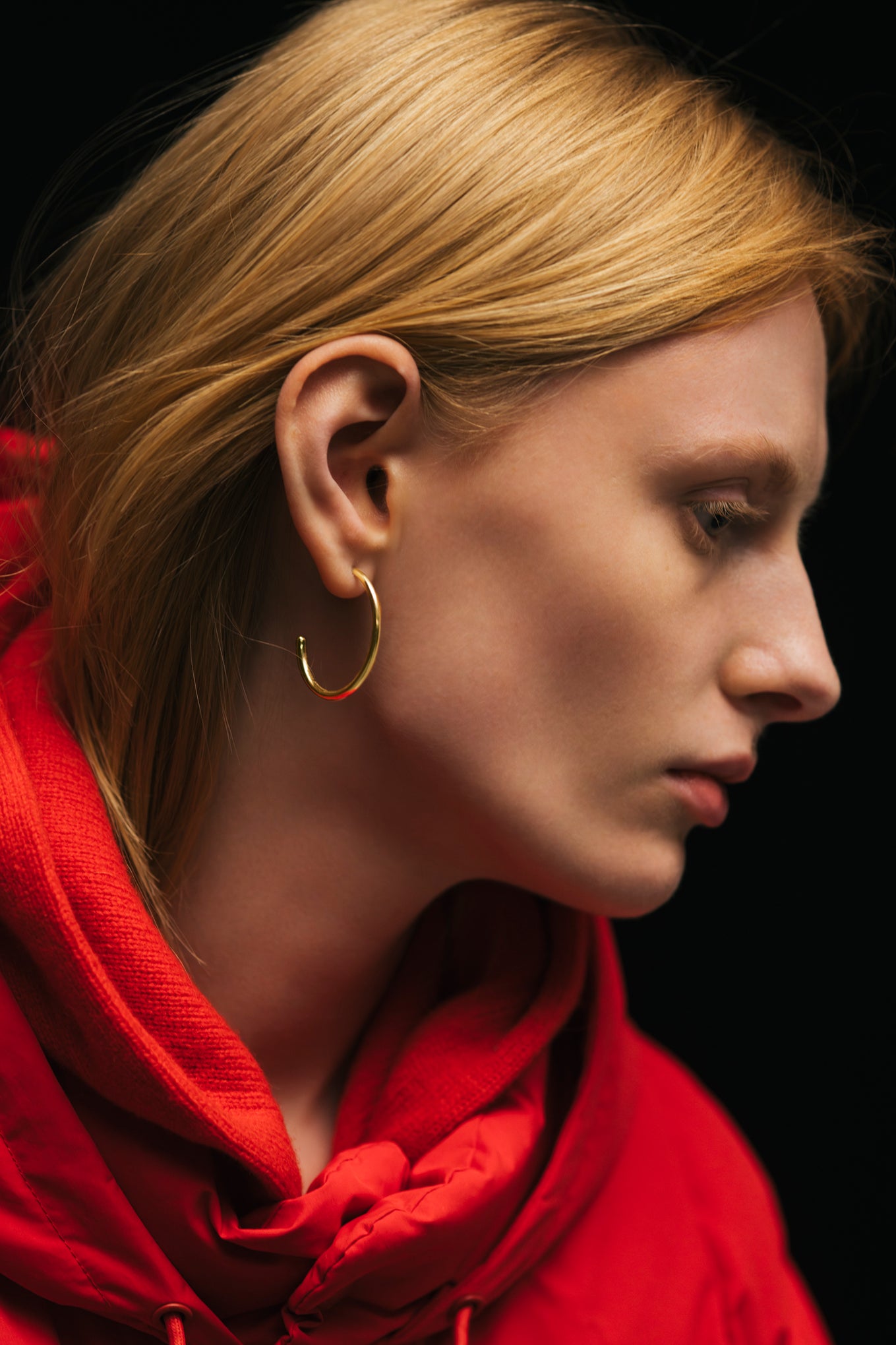 SMALL ROUND TAPERED EARRINGS<br>END CUSTOM JEWELLERS × HYKE