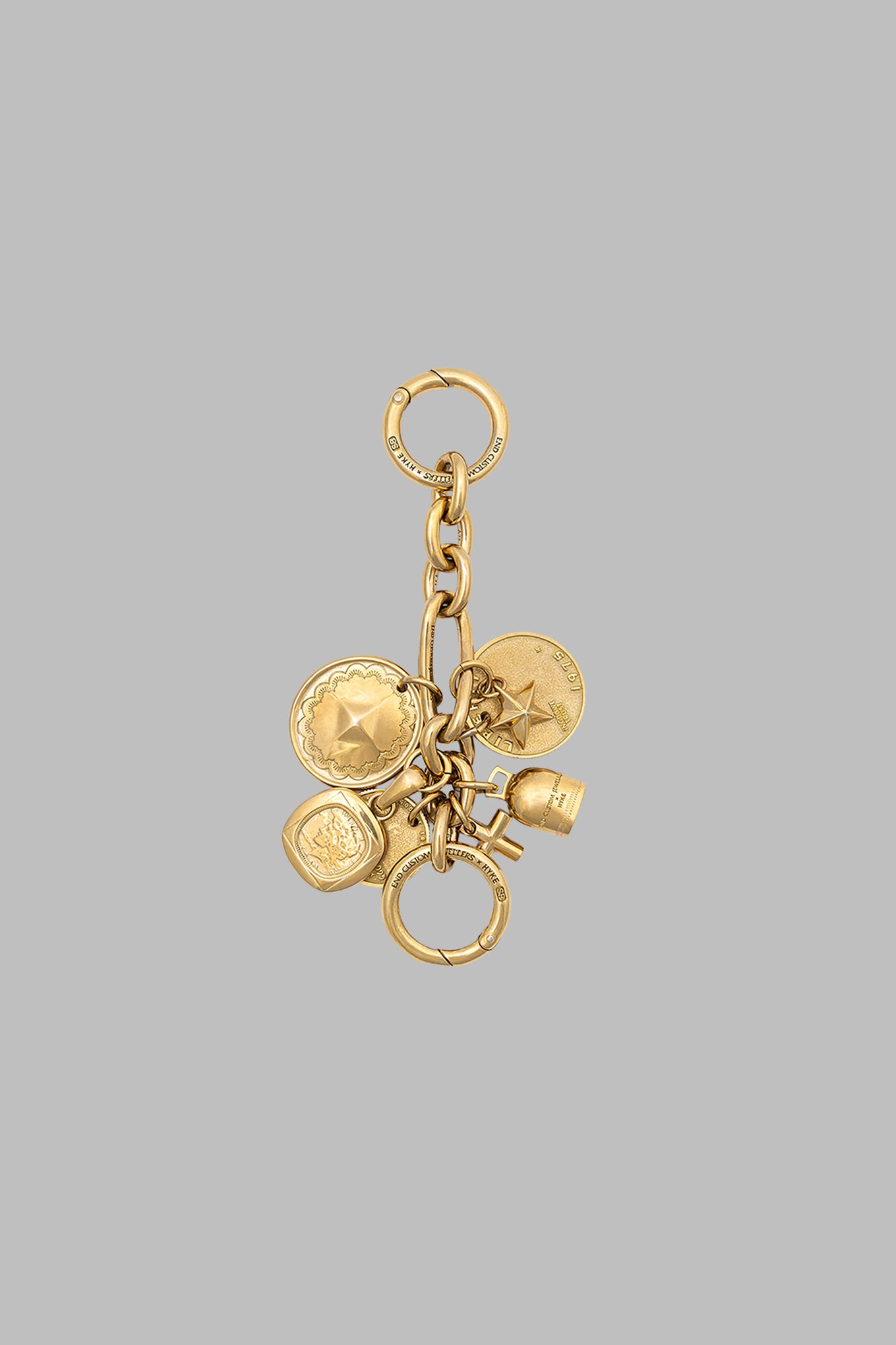MULTI CHARM KEY CHAIN<br>END CUSTOM JEWELLERS × HYKE