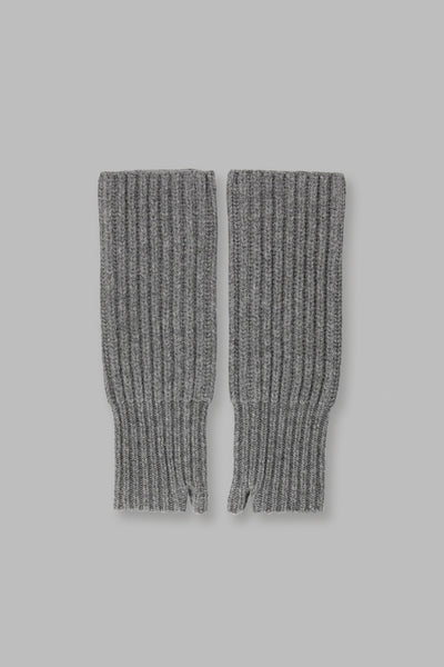 WOOL RIBBED ARM WARMERS