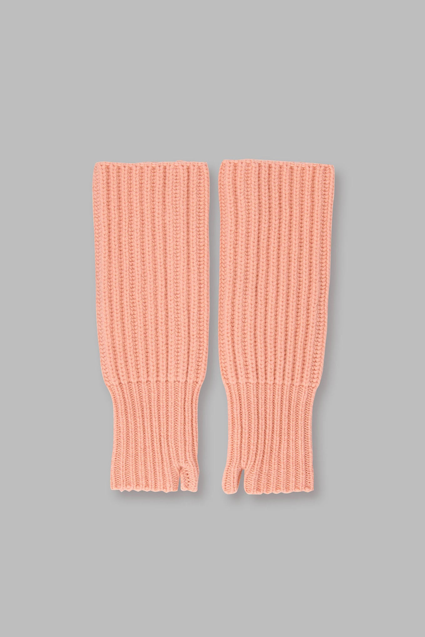 WOOL RIBBED ARM WARMERS