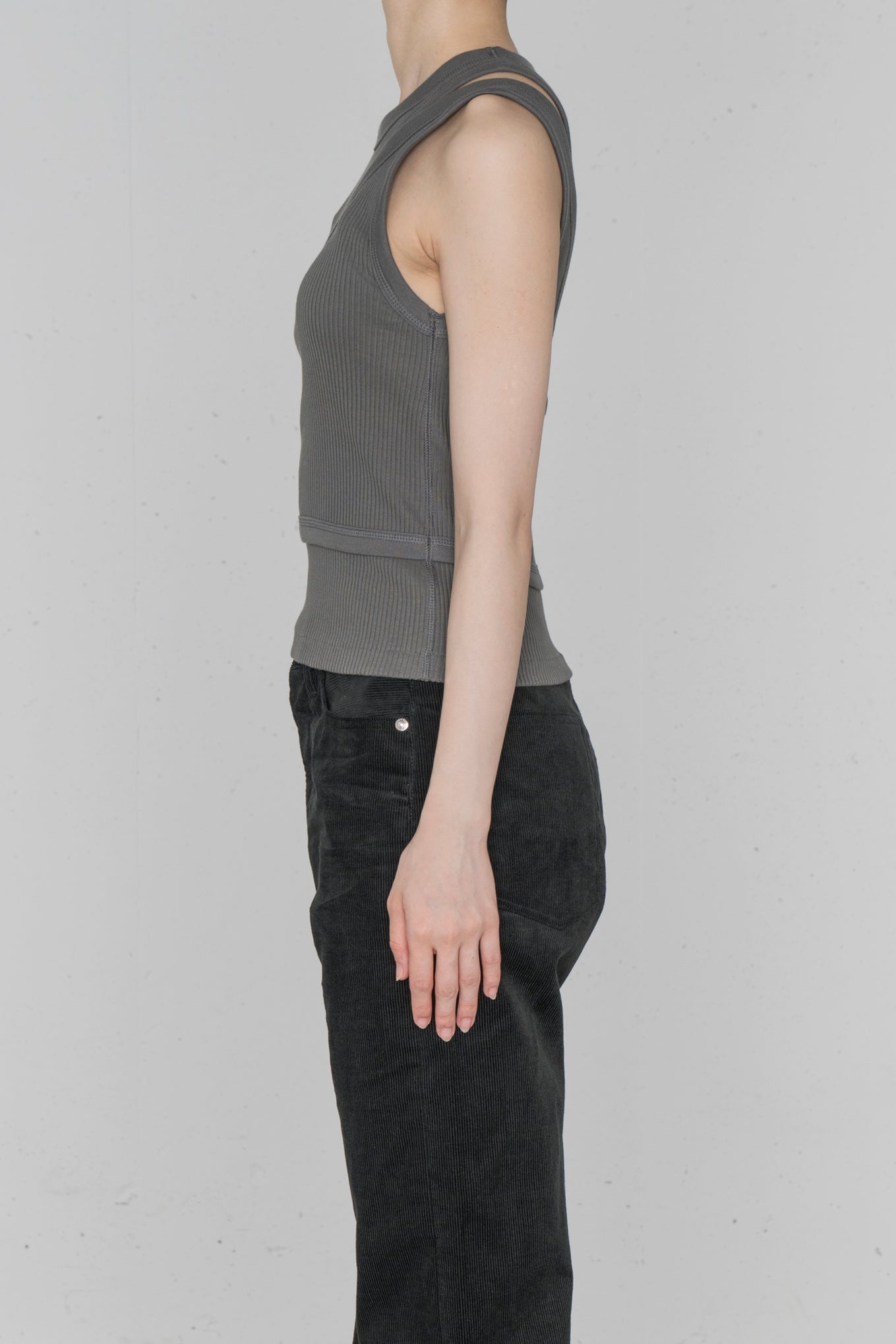 DOUBLE SHOULDER TANK TOP