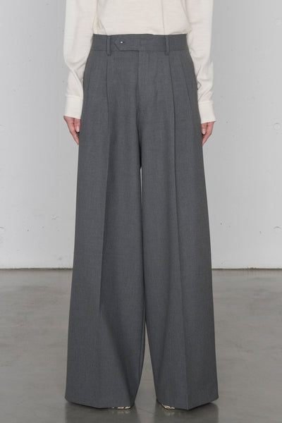 P/R STRETCH WIDE LEG PANTS