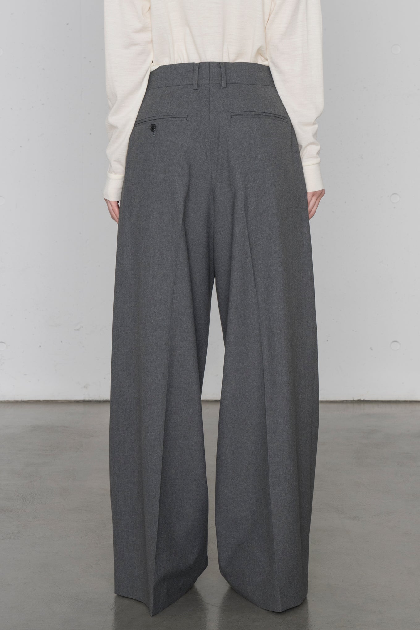 P/R STRETCH WIDE LEG PANTS