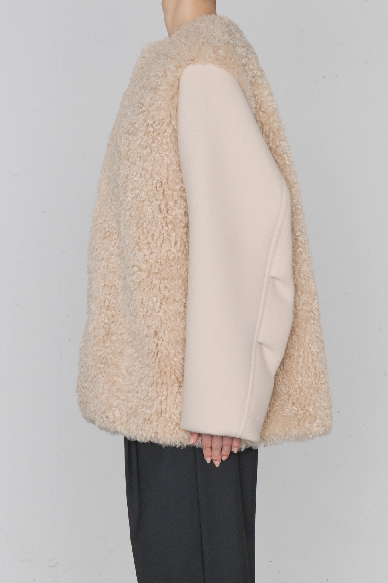 FAUX SHEARLING JACKET