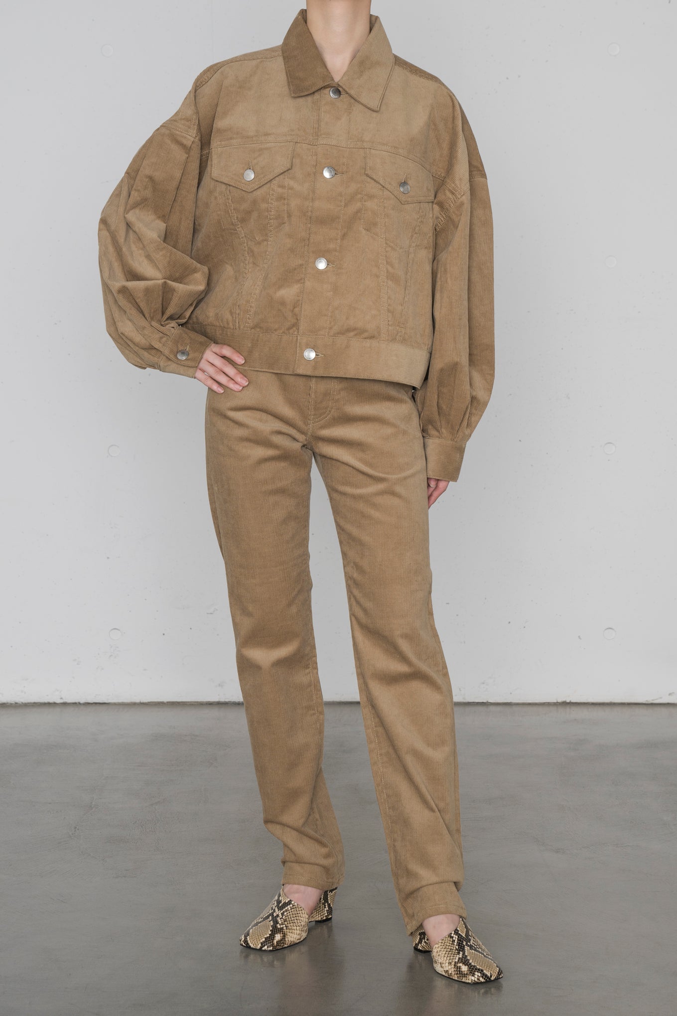 CORDUROY BALLOON SLEEVE JACKET / TYPE3