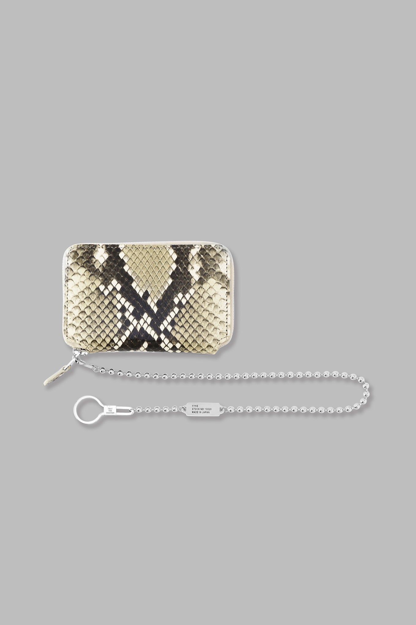 SHORT ZIP WALLET (with Ball Chain) <br>foot the coacher × HYKE