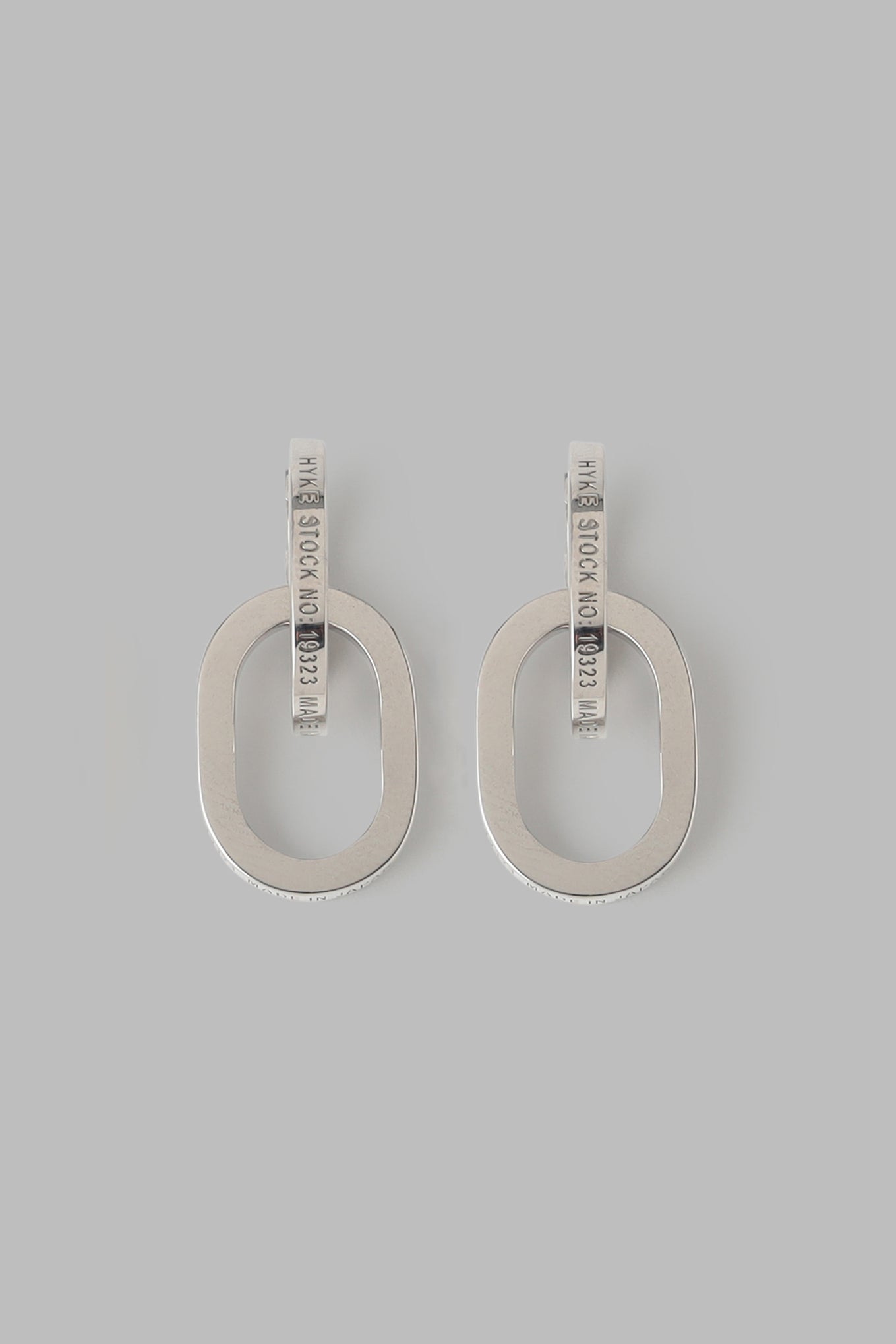 DOUBLE OVAL EARRINGS