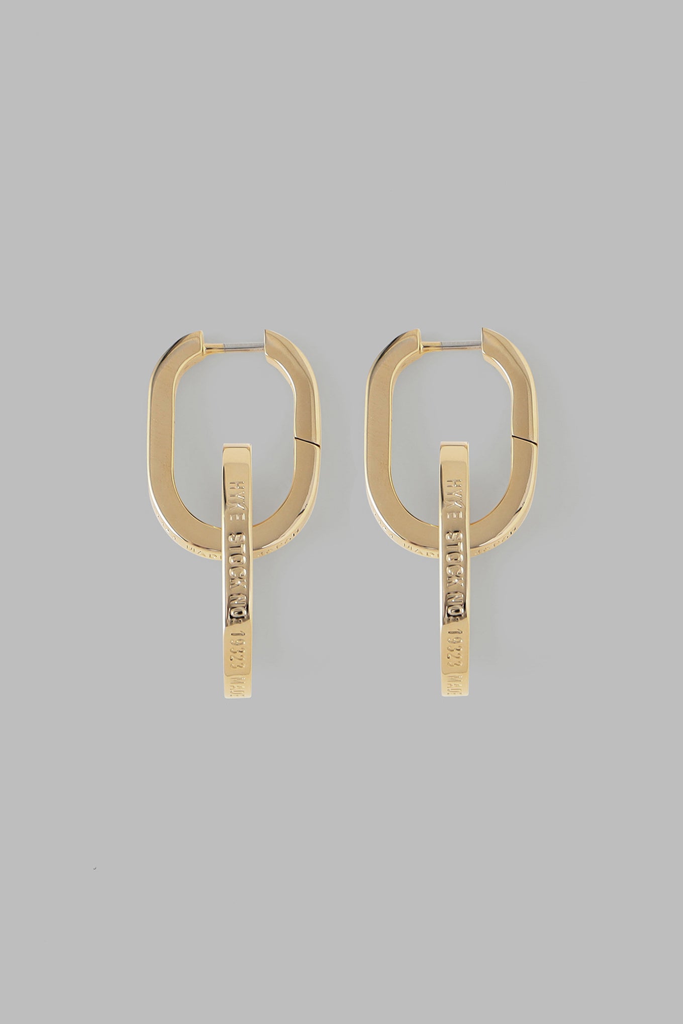 DOUBLE OVAL EARRINGS