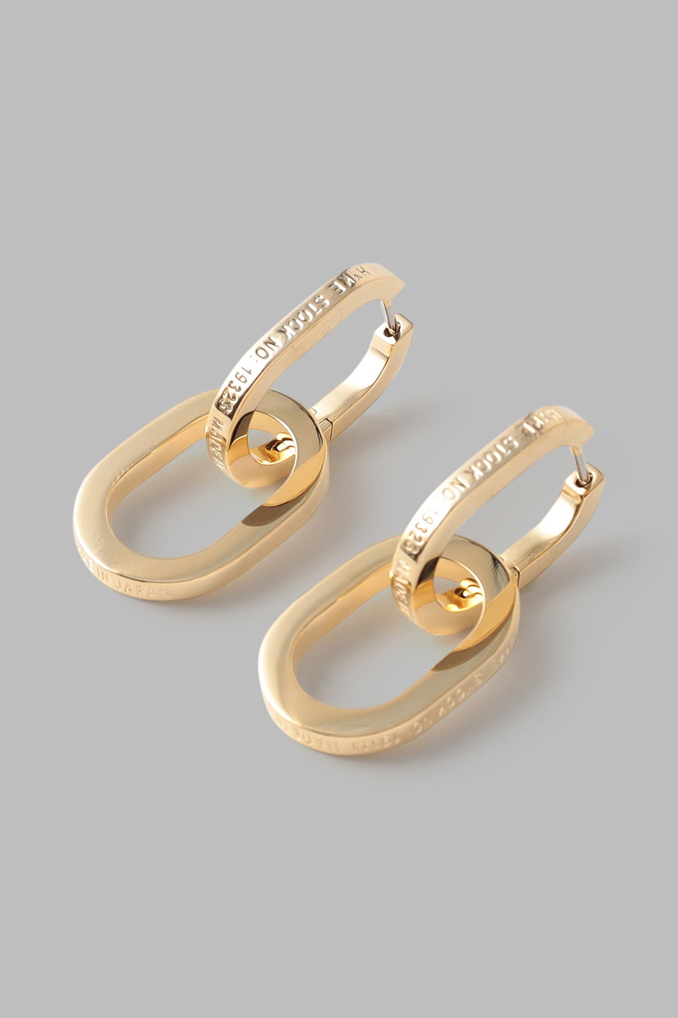 DOUBLE OVAL EARRINGS