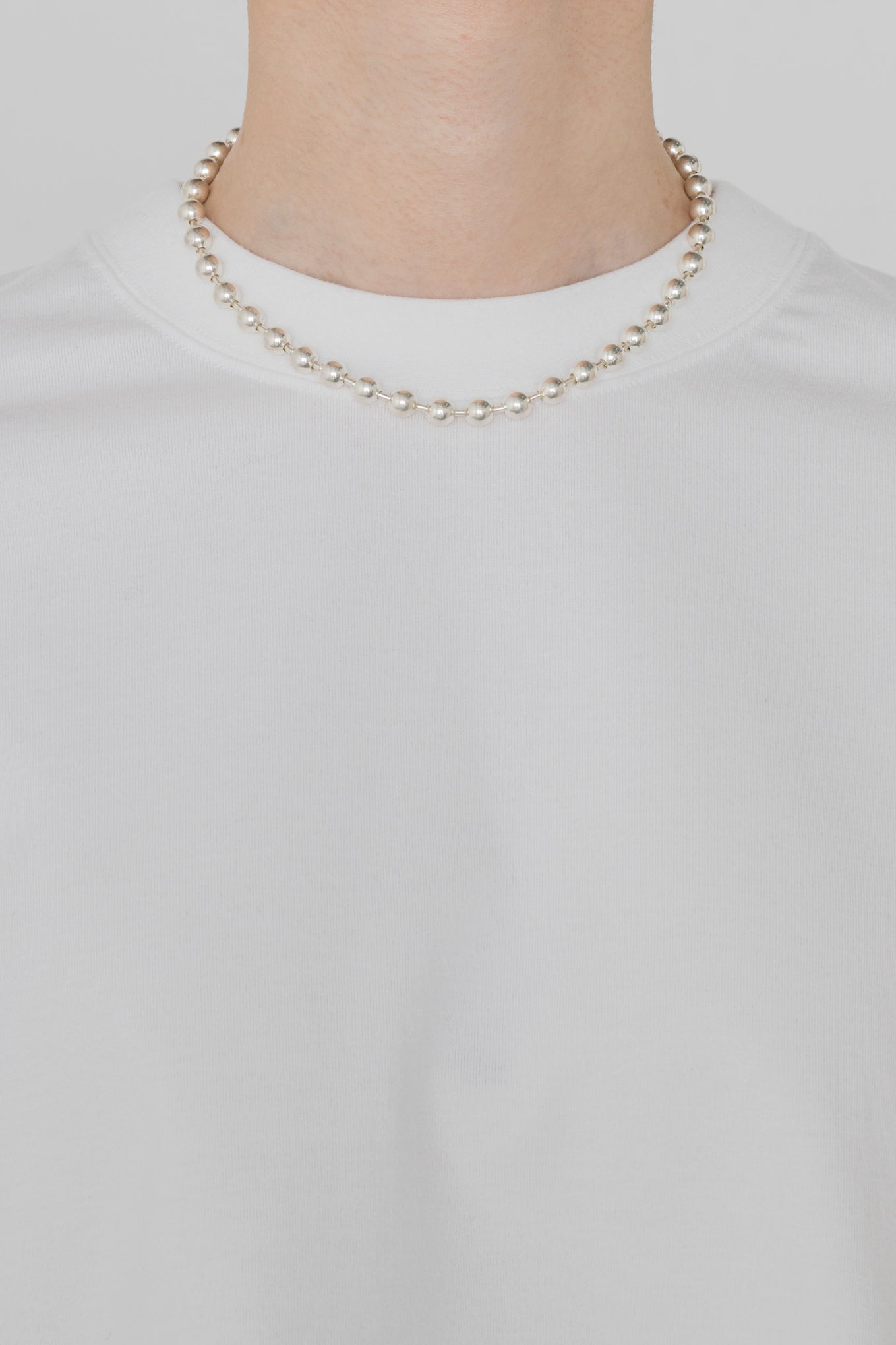 BALL CHAIN NECKLACE (LARGE) – HYKE ONLINE STORE