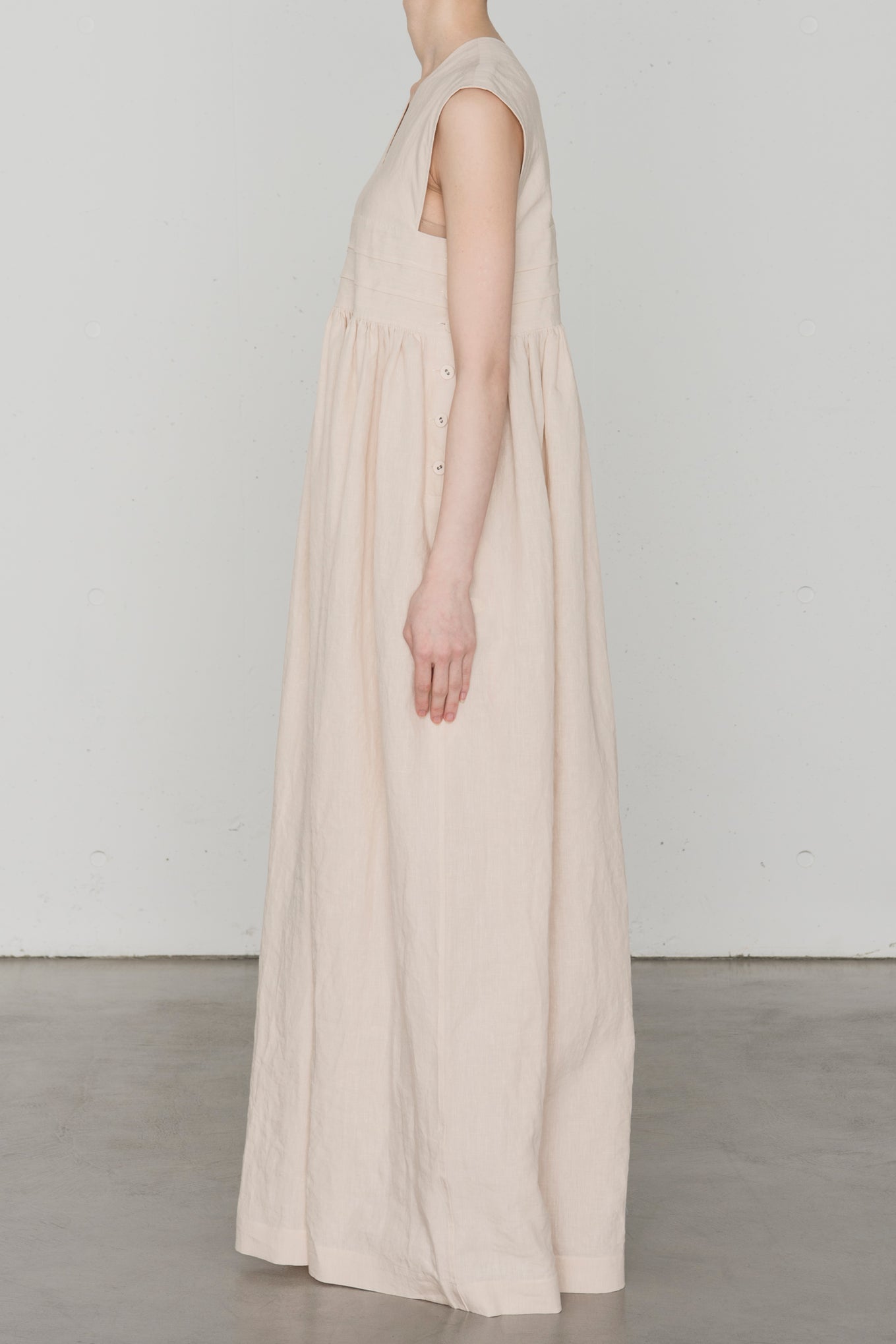 LINEN MAXI DRESS – HYKE ONLINE STORE