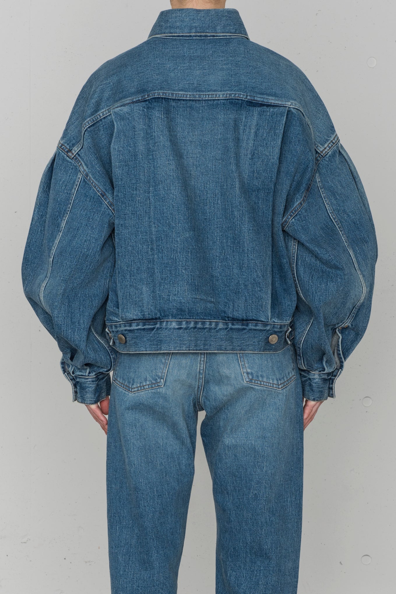 BALLOON SLEEVE DENIM JACKET TYPE2 HYKE ONLINE STORE