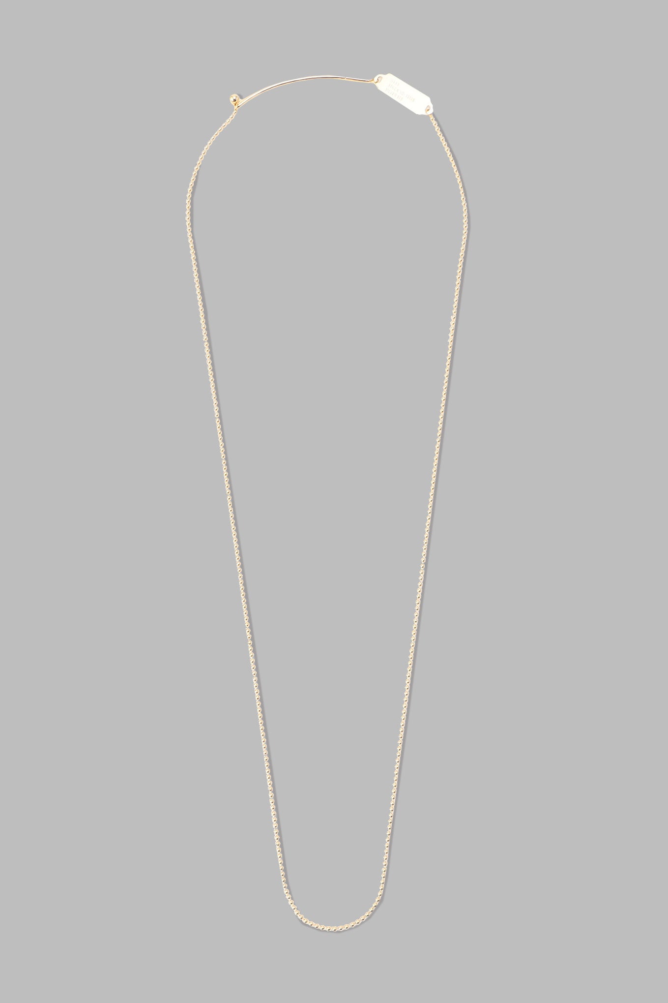 BALL CHAIN NECKLACE (LONG)