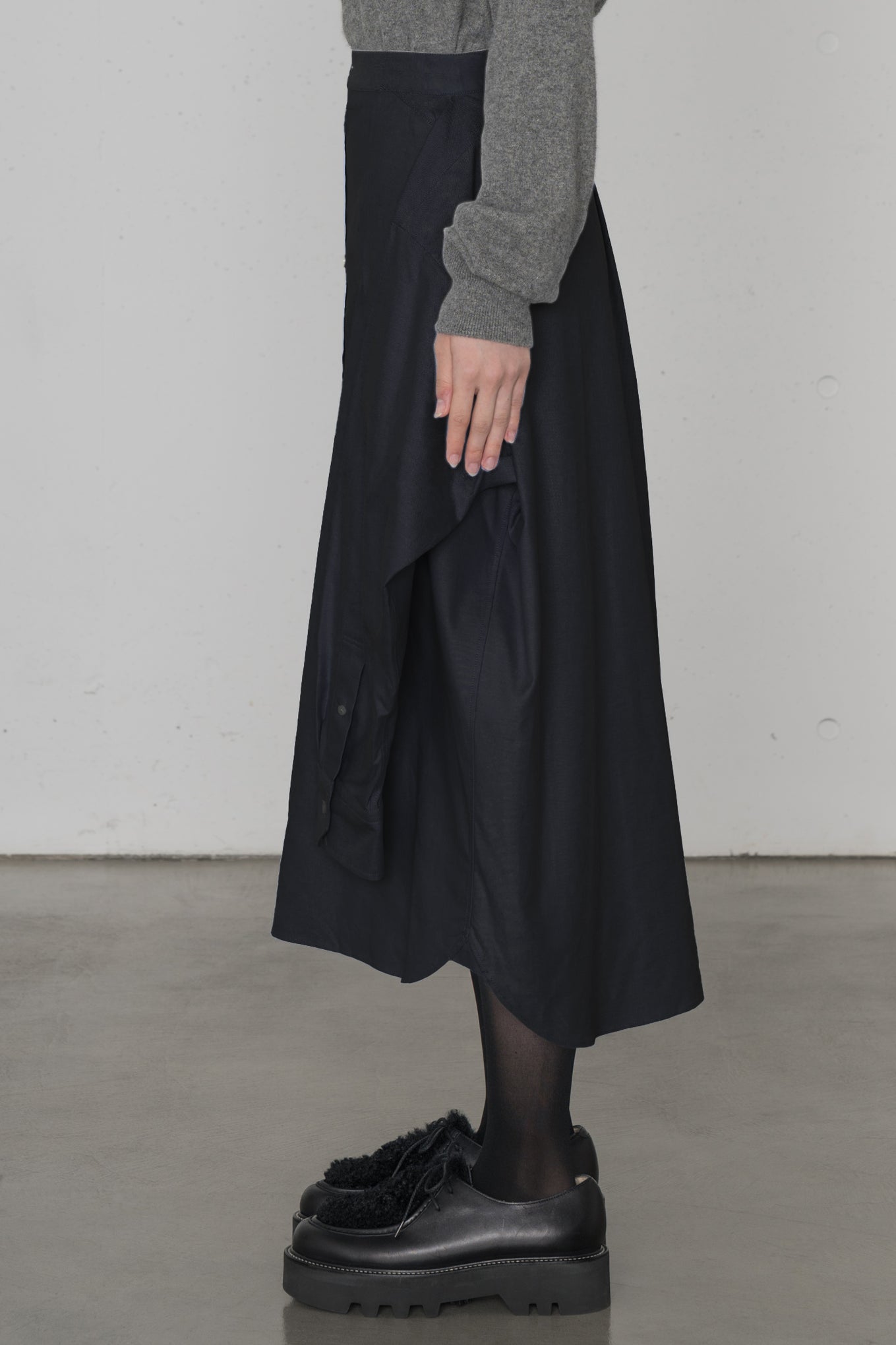 OXFORD SHIRT INSPIRED SKIRT