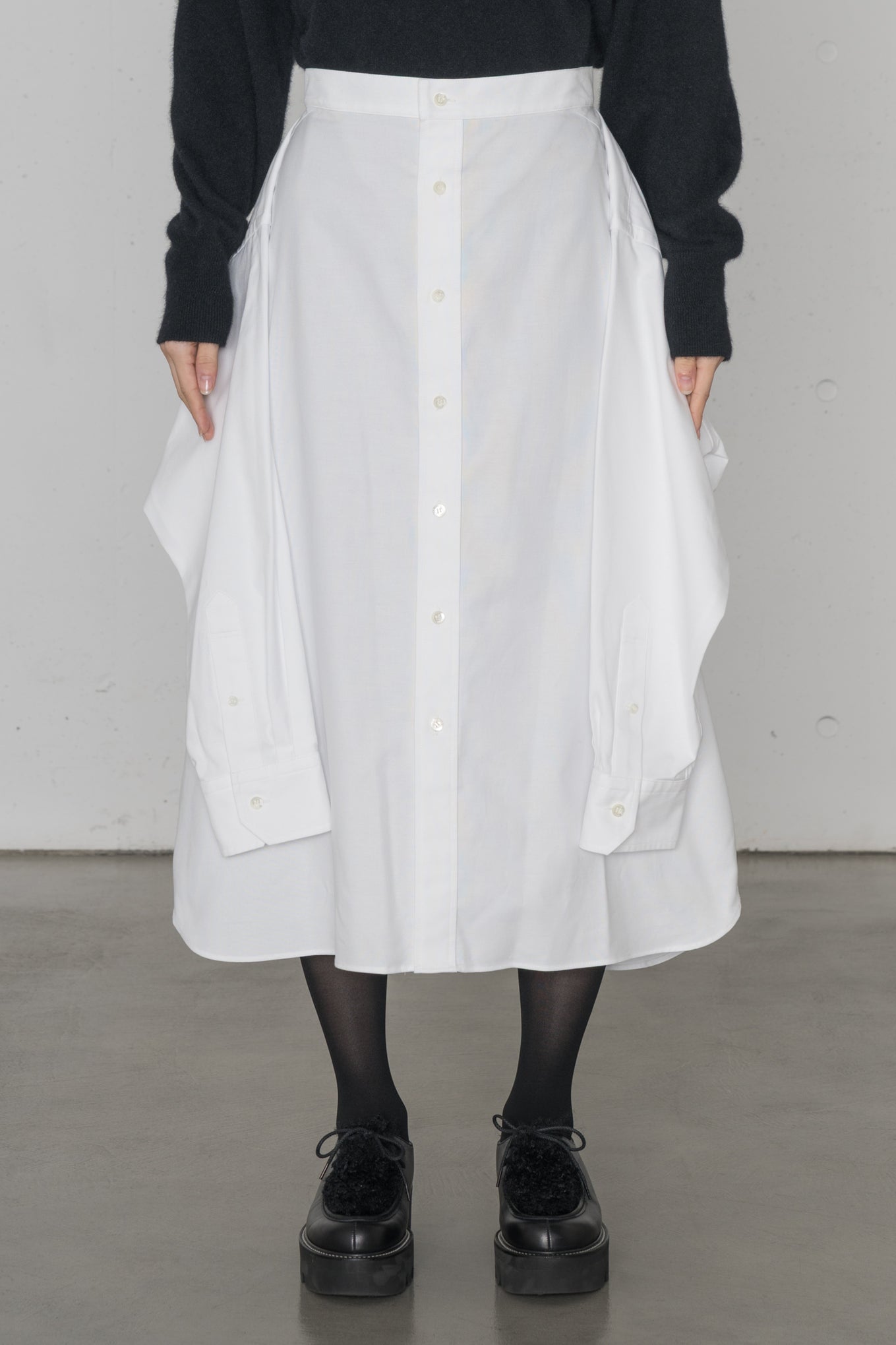 OXFORD SHIRT INSPIRED SKIRT